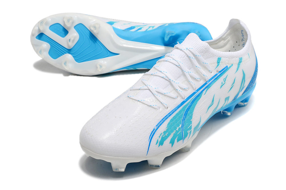Ultra 5 Ultimate FG Football Boots - Blue/White