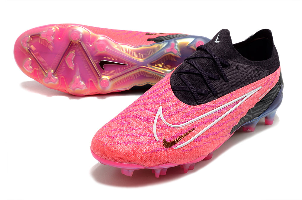 Nike Phantom GX Elite FG - Pink & Black Football Boots - Professional Grip & Control