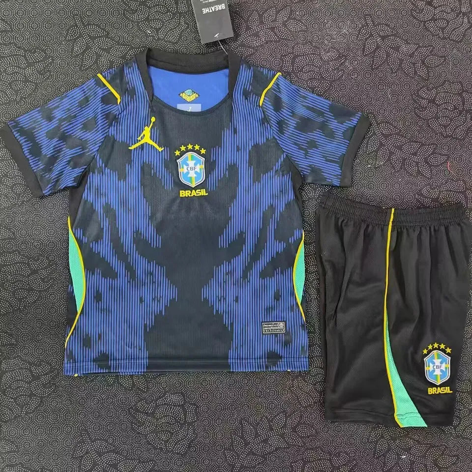 2026 Brazil Kids Away Kit Stadium Version