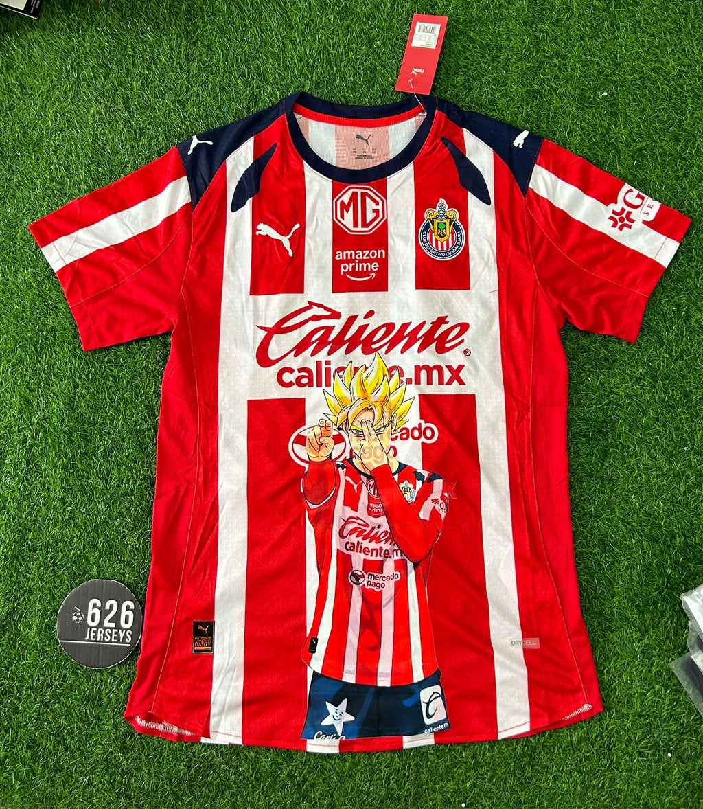 25/26 Chivas x Dragón Ball Z Home Kit Player Version