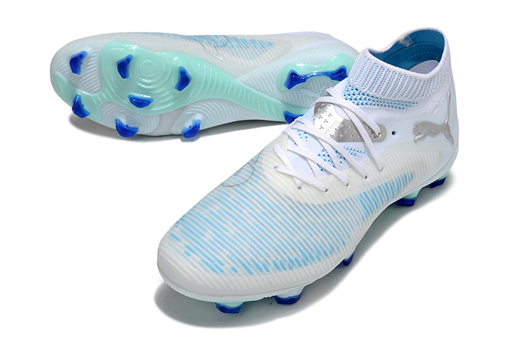 Nike Future 8 Ultimate FG Football Boots - White/Blue - Brand New