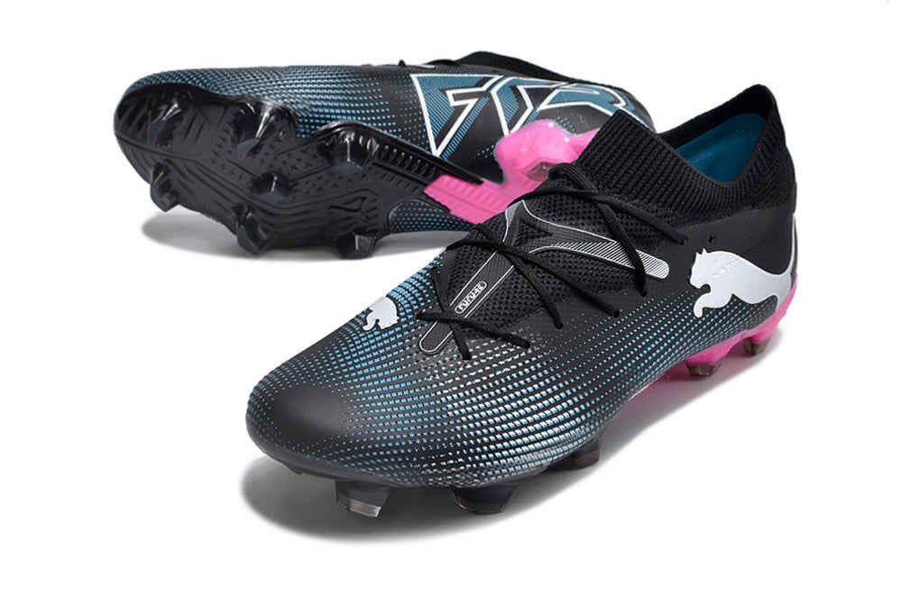 Ultra Ultimate FG Football Boots - Black/Pink