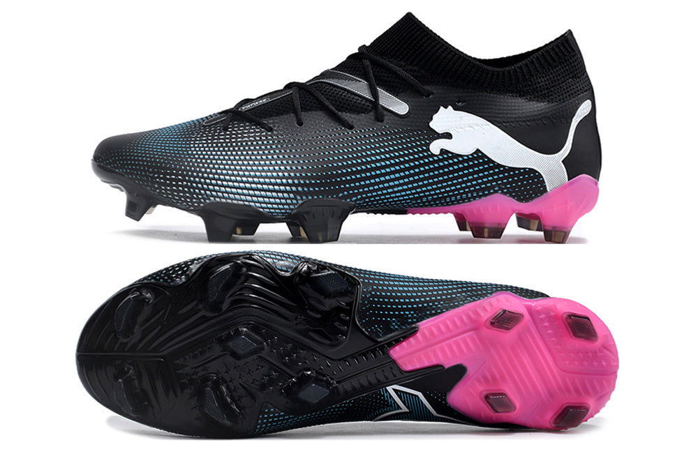 Ultra Ultimate FG Football Boots - Black/Pink