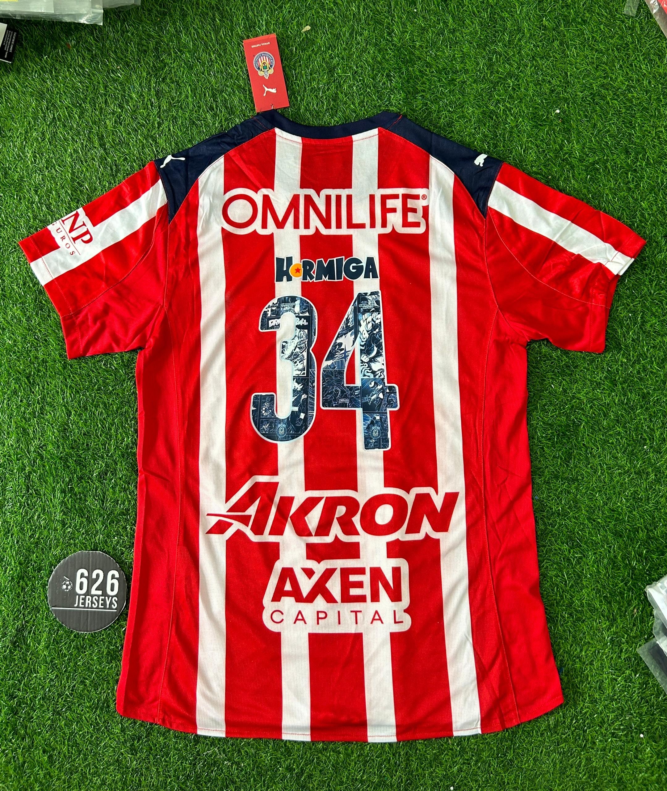 25/26 Chivas x Dragón Ball Z Home Kit Player Version