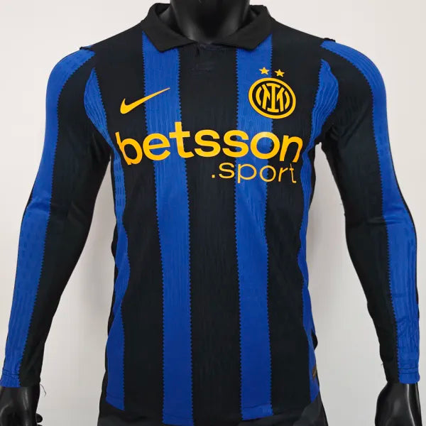 26/27 Inter Milan Long Sleeve home Kit Player Version