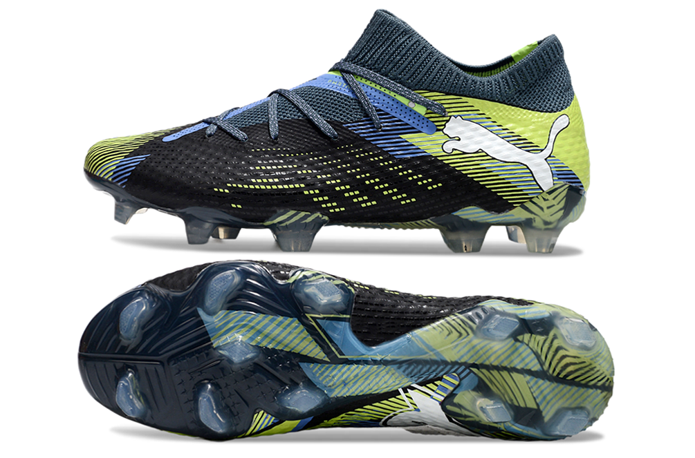 Future 7 Ultimate FG Football Boots - Black/Green