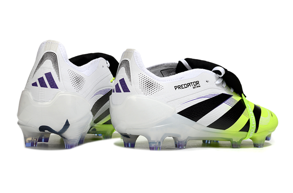 Predator Elite FT FG Football Boots - Green/White