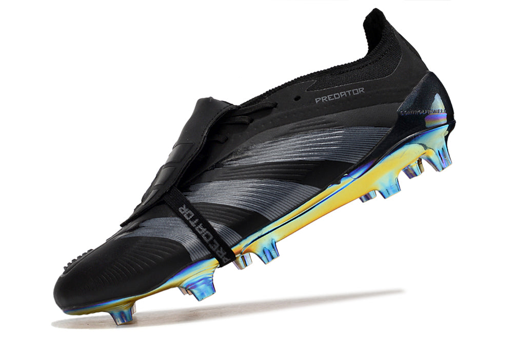 Predator Elite FT FG Football Boots - Black - Professional Grade