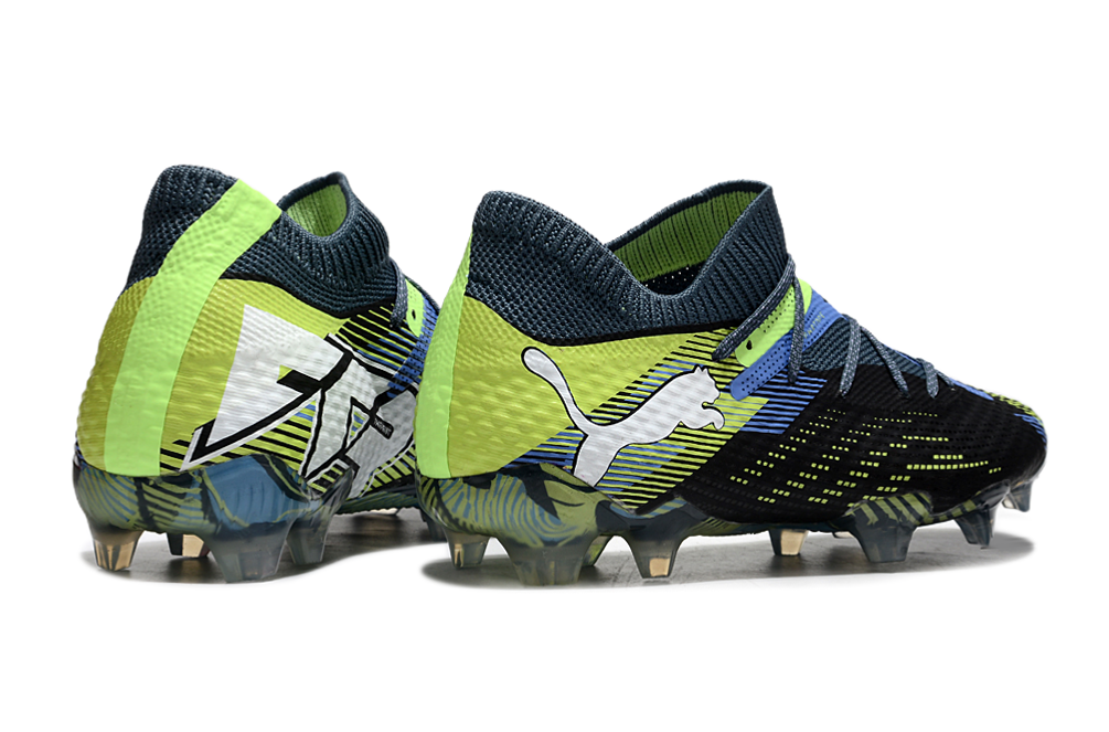 Future 7 Ultimate FG Football Boots - Black/Green