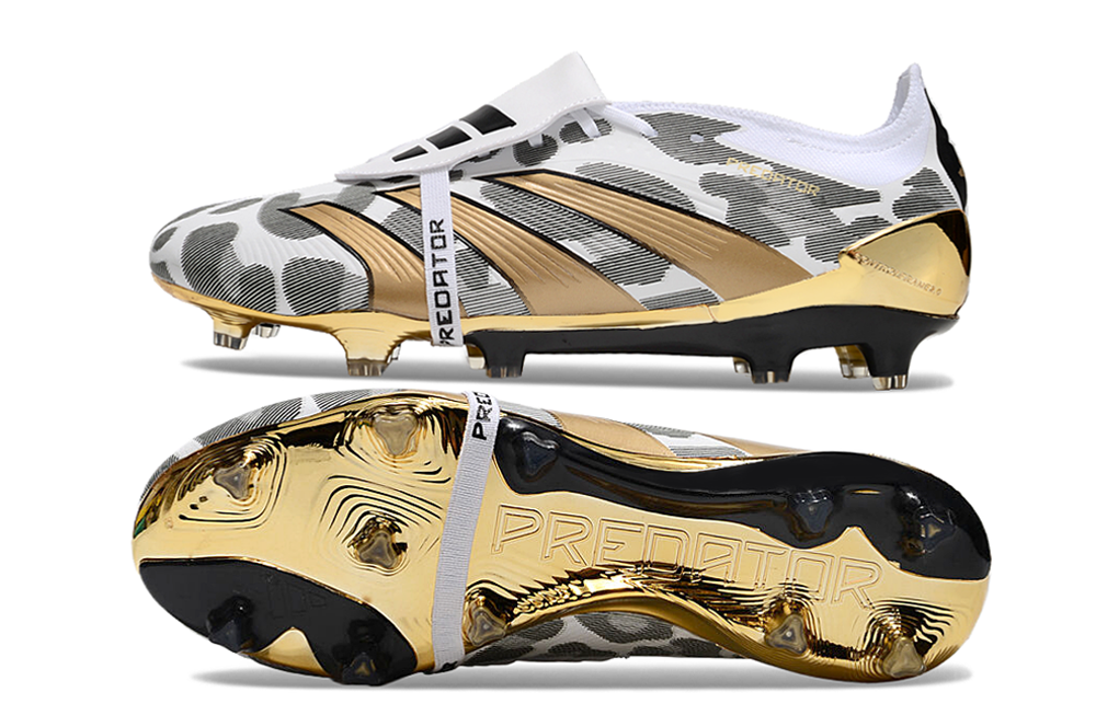 Predator Elite FG Football Boots - Gold White