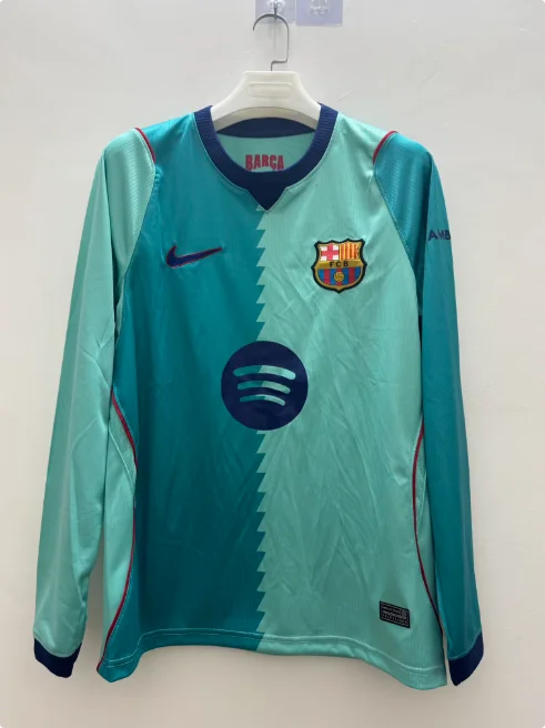26/27 Barça Long Sleeve Third Kit Stadium Version