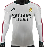 26/27 R.Madrid Long Sleeve Home Kit Player Version