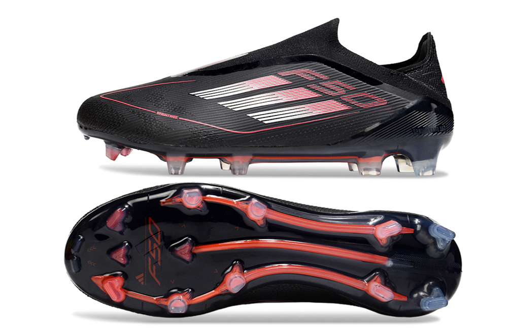 F50 Elite FG LL Black/Red - High-Performance Football Boots for Elite Players