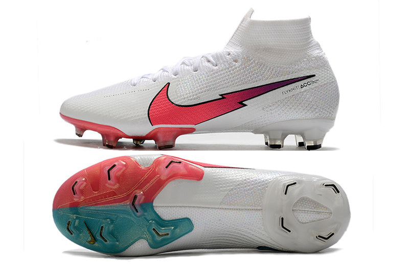 Nike Superfly 7 Elite FG Football Boots - White/Crimson