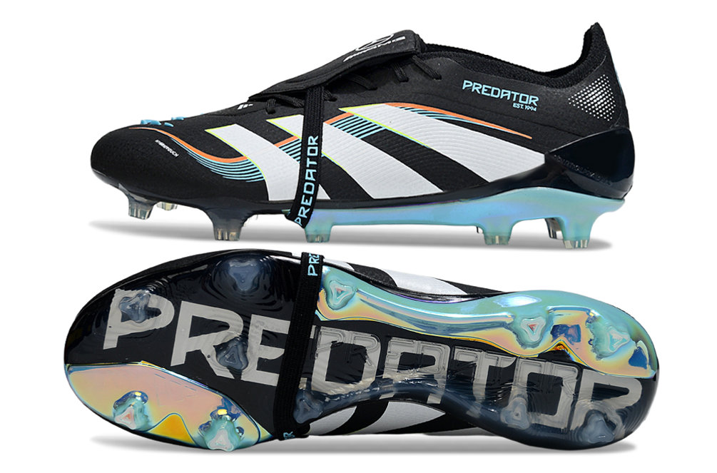Predator Elite FT FG Football Boots - Black/Blue