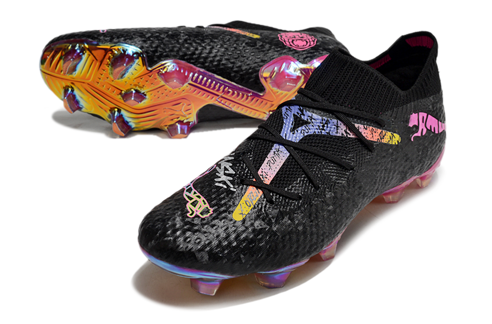 Future 7 Ultimate FG Football Boots - Black/Pink