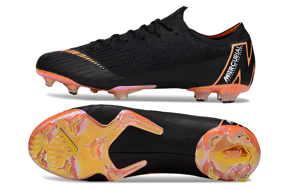 Nike Vapor 12 Elite FG Football Boots - Black/Orange