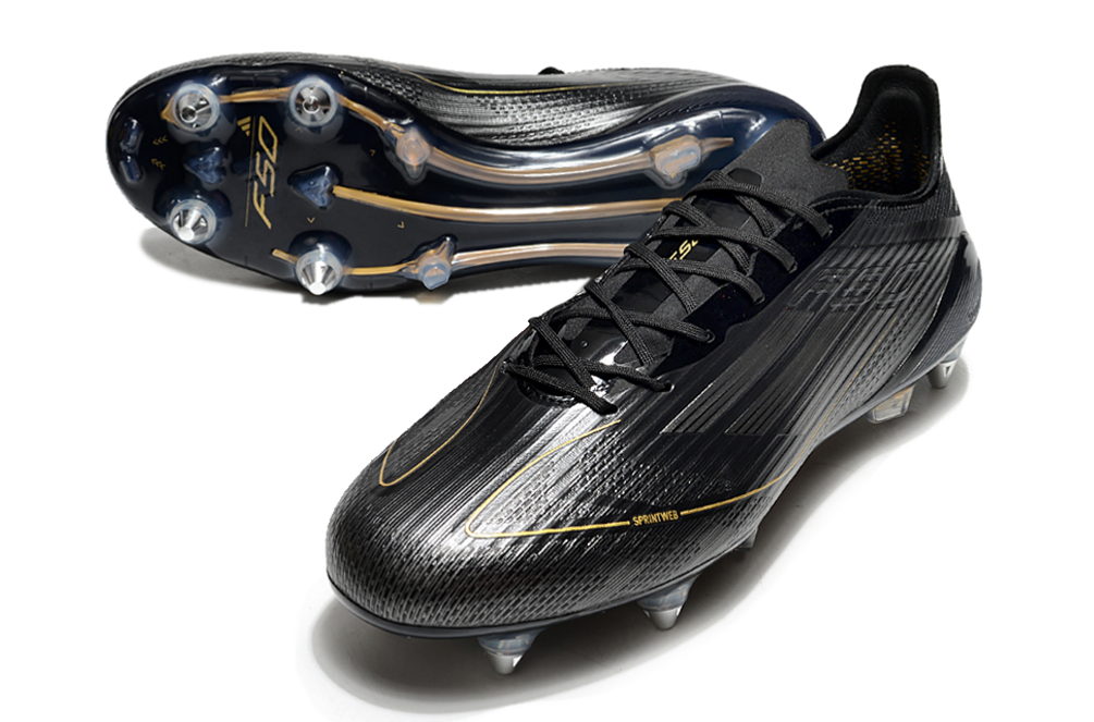 F50 Elite SG - Black/Gold - Pro-Level Football Boots for Superior Speed and Control