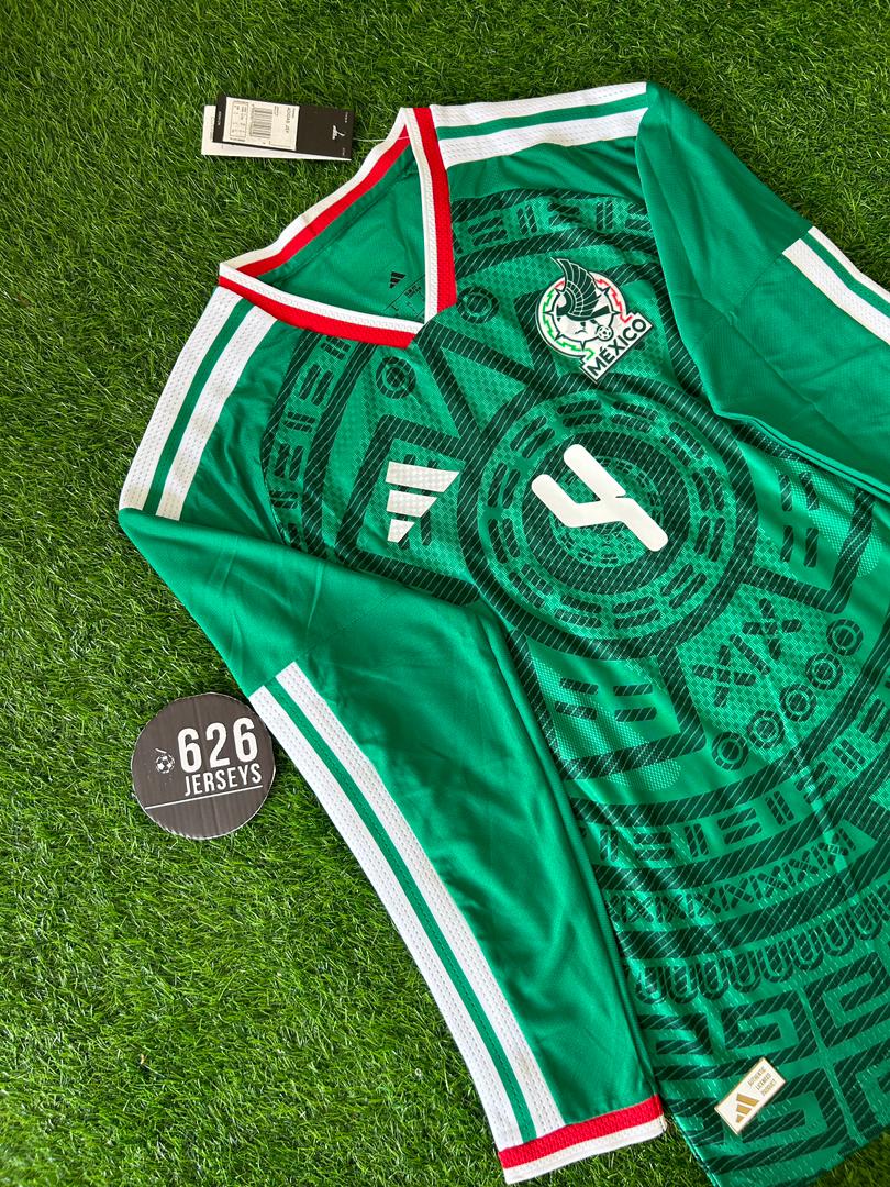 2026 Mexico Long Sleeve Home Kit Stadium Version