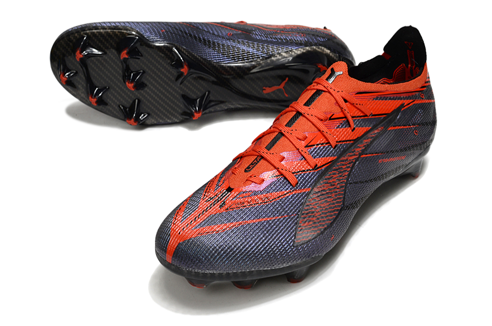 Nike Mercurial Superfly 9 Elite FG Ultra 5 Carbon Speed - Black/Fiery Red - Advanced Football Boots