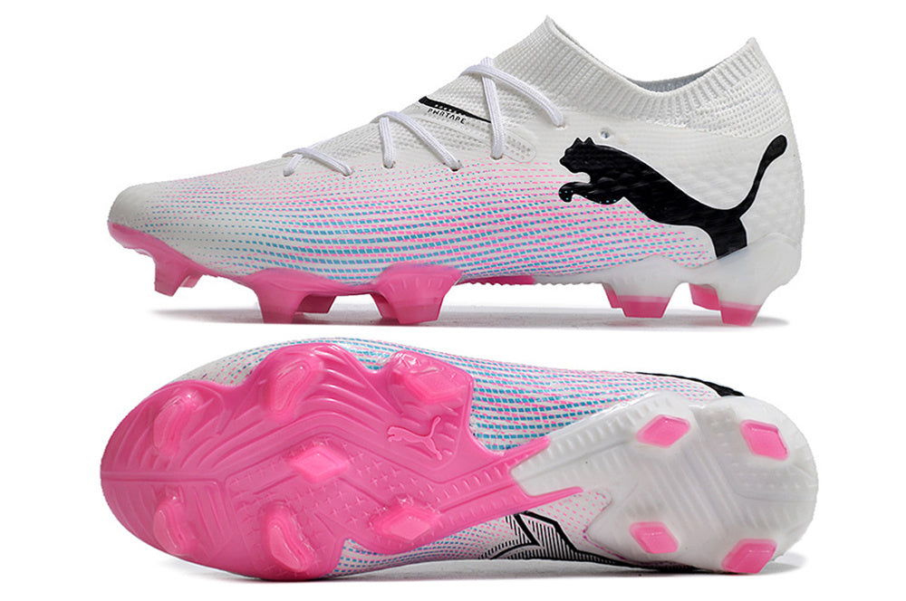 Ultra Ultimate FG White Pink Fade Football Boots - Professional Grade