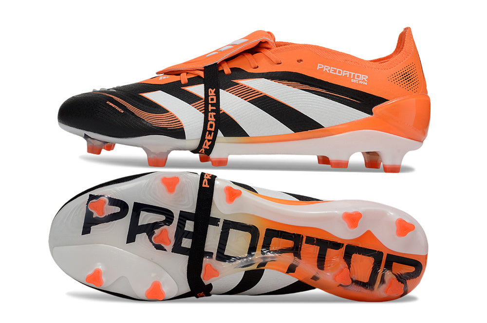 Predator Elite FT FG Football Boots - Orange/Black