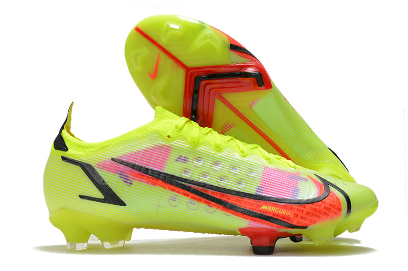 Nike Vapor 14 Elite FG - Volt/Black/Bright Crimson - Professional Firm Ground Football Boots