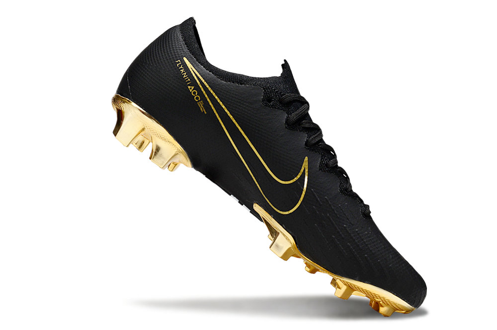 Nike Vapor 12 Elite FG CR7 - Black/Gold - Speed & Precision