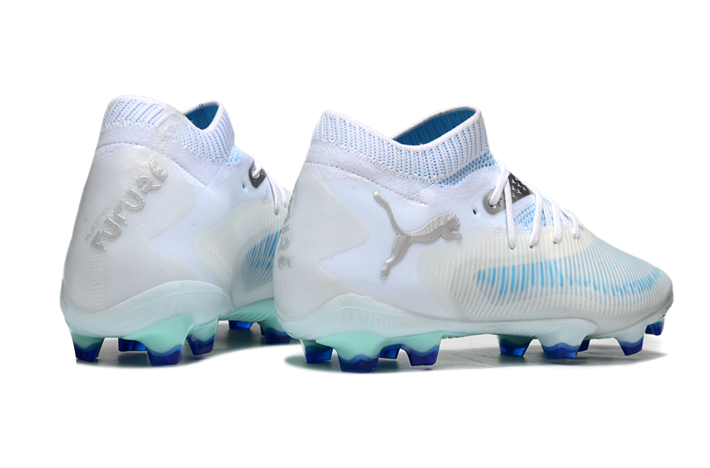 Nike Future 8 Ultimate FG Football Boots - White/Blue - Brand New