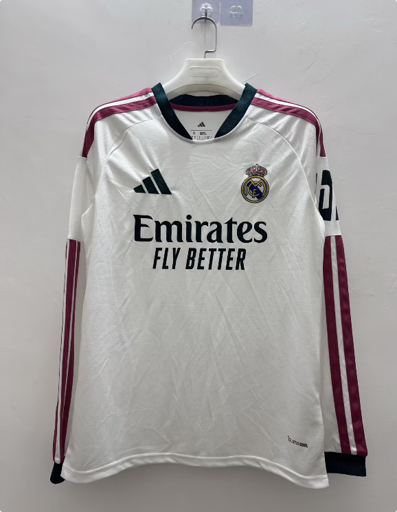 26/27 R.Madrid Long Sleeve Home Kit Stadium Version
