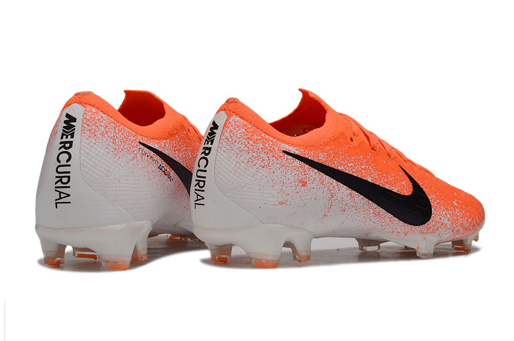 Nike Vapor 12 Elite FG Football Boots - Vibrant Orange/White