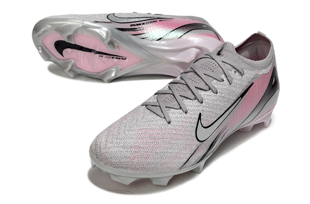 Vapor 16 Elite FG - Advanced Football Cleats in Grey/Pink