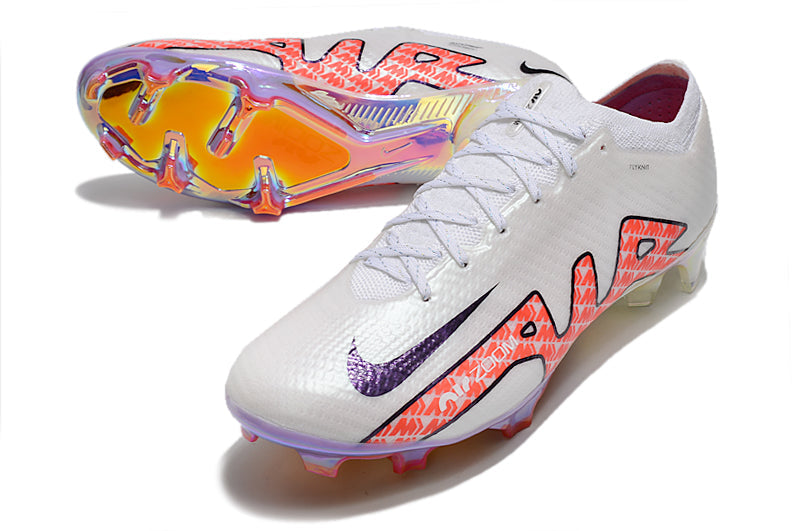 Nike Mercurial Vapor 15 Elite FG Firm Ground Football Boots - White/Crimson