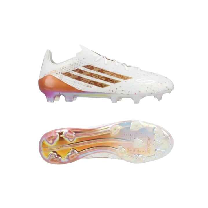 F50 Elite Salah FG White / Gold