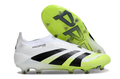 Predator Elite LL FG Football Boots - White/Green - Enhanced Grip & Control