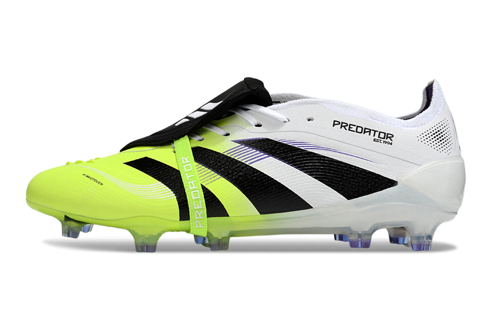 Predator Elite FT FG Football Boots - Green/White