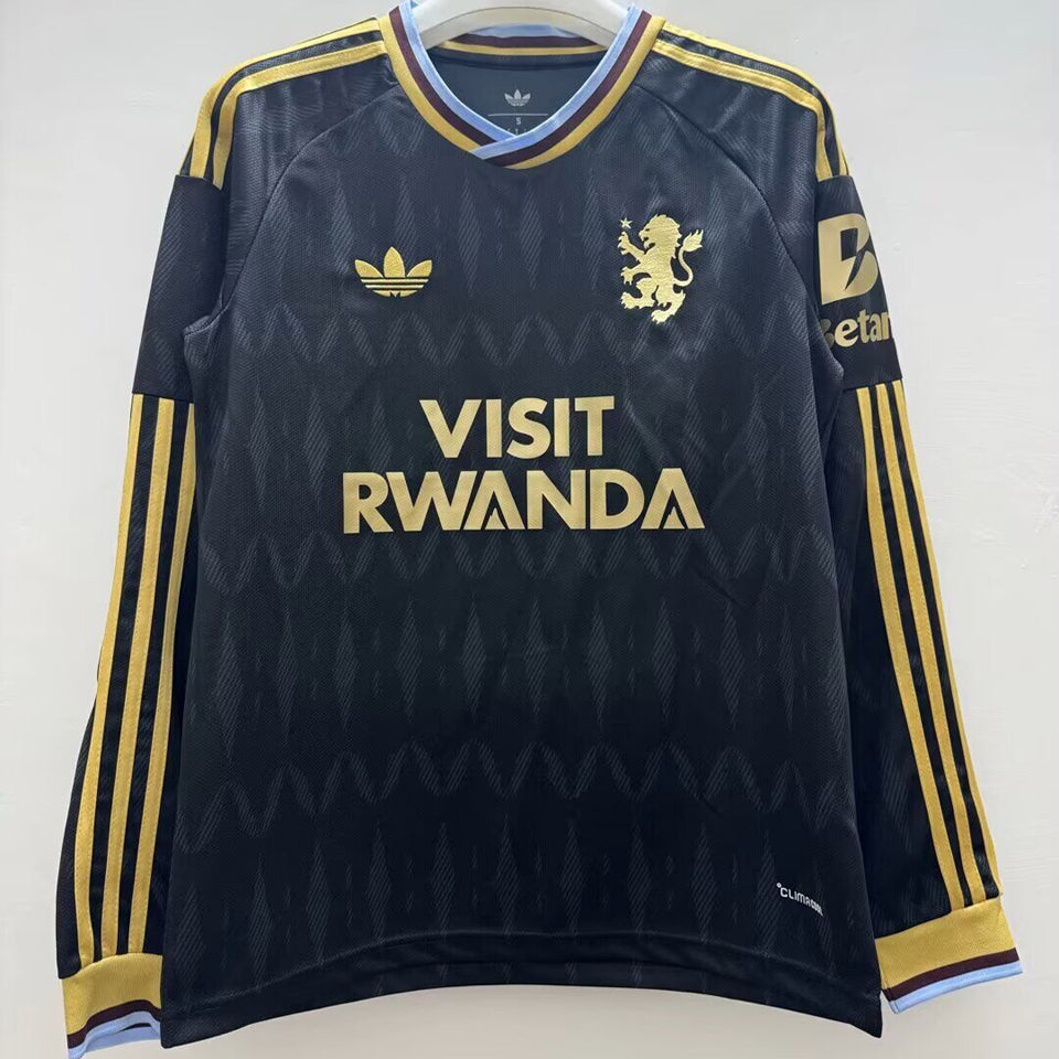 26/27 Aston Villa Long Sleeve Away Kit Stadium Version