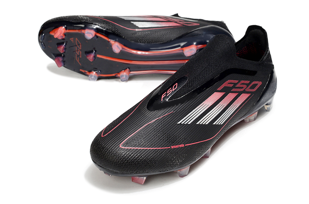 F50 Elite FG LL Black/Red - High-Performance Football Boots for Elite Players