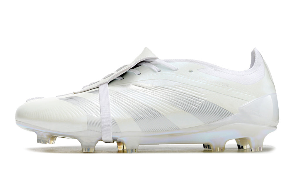 Predator Elite FT FG - Men's Football Boots (White, Size 9.5 US)