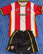 26/27 Brentford Kids Home Kit Stadium Version