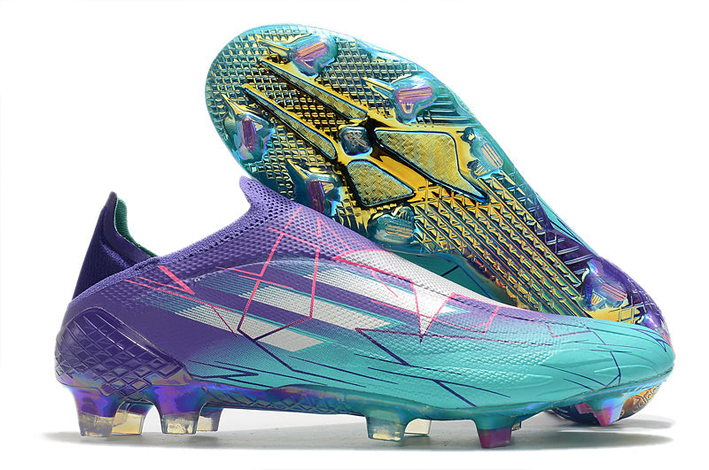 Adidas X Speedflow+ FG Laceless - 'Champions Code' Edition for Unrivaled Speed and Agility on Firm Ground