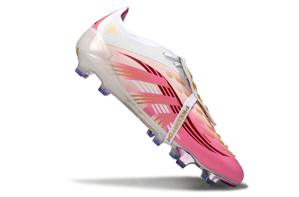 Predator Elite FT FG Football Boots - White/Pink - Professional Performance