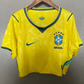2026 Brazil Womens Crop Top Home Kit Stadium Version