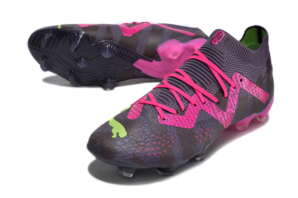 Future Ultimate FG Ultra Soccer Cleats - Vibrant Purple/Pink