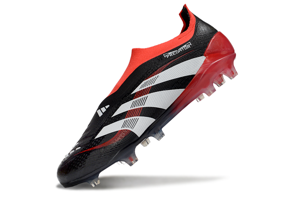 Predator Elite LL FG Red/Black - Advanced Football Boots for Superior Grip and Control
