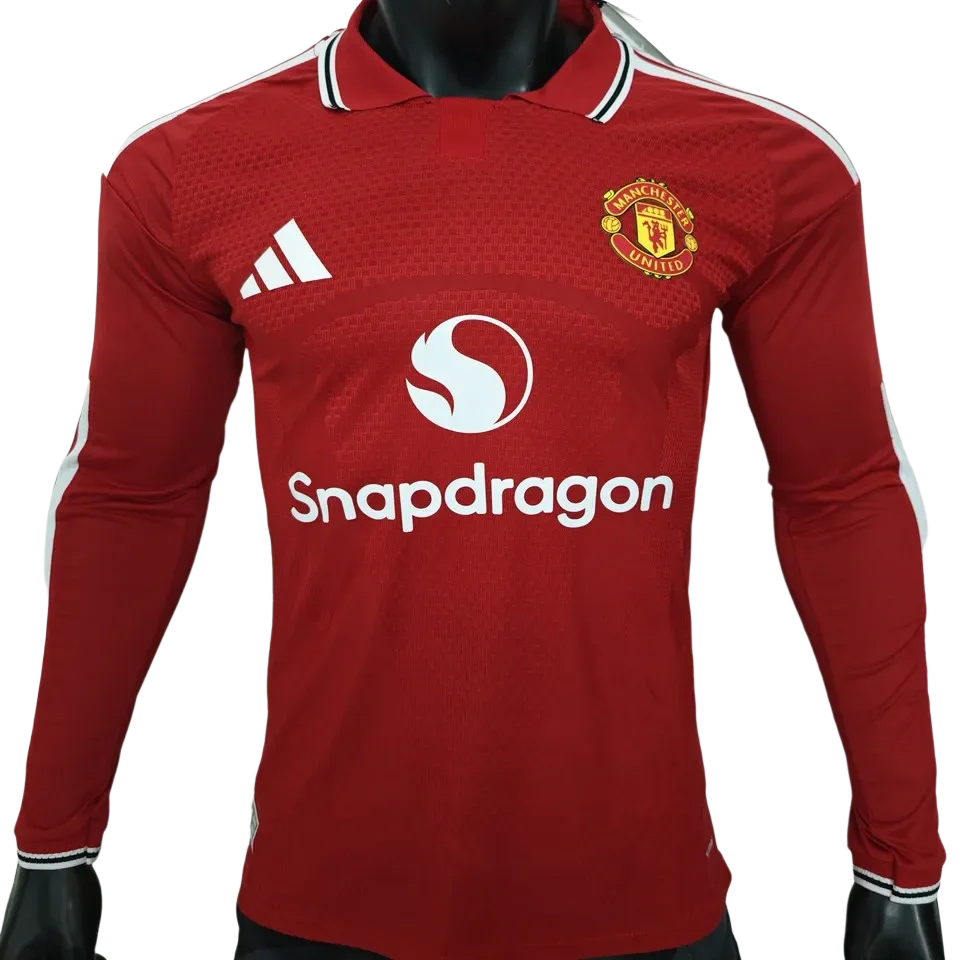 26/27 Man. Utd. Long Sleeve Home Kit Player Version