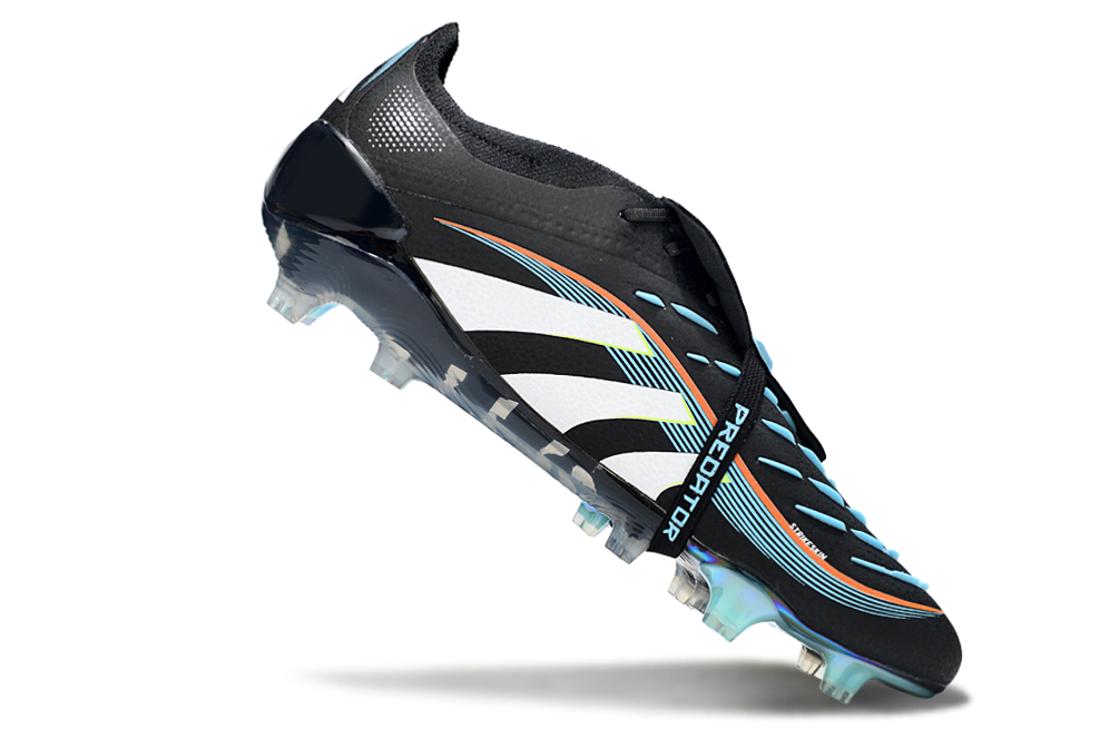 Predator Elite FT FG Football Boots - Black/Blue