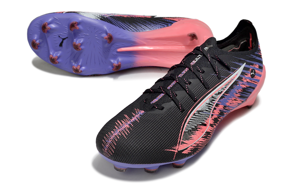 Ultra 5 Ultimate FG Glow Pink/Purple - Professional Football Boots for Optimal Performance