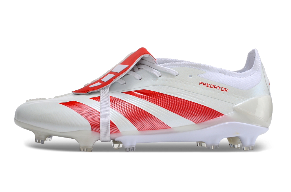 Predator Elite FT FG White Red - Professional Football Boots