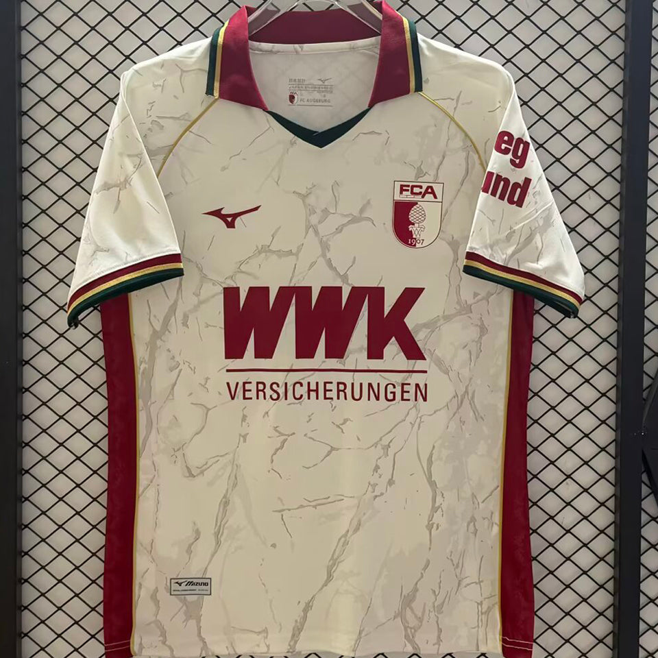 26/27 Augsburg Home Kit Stadium Version